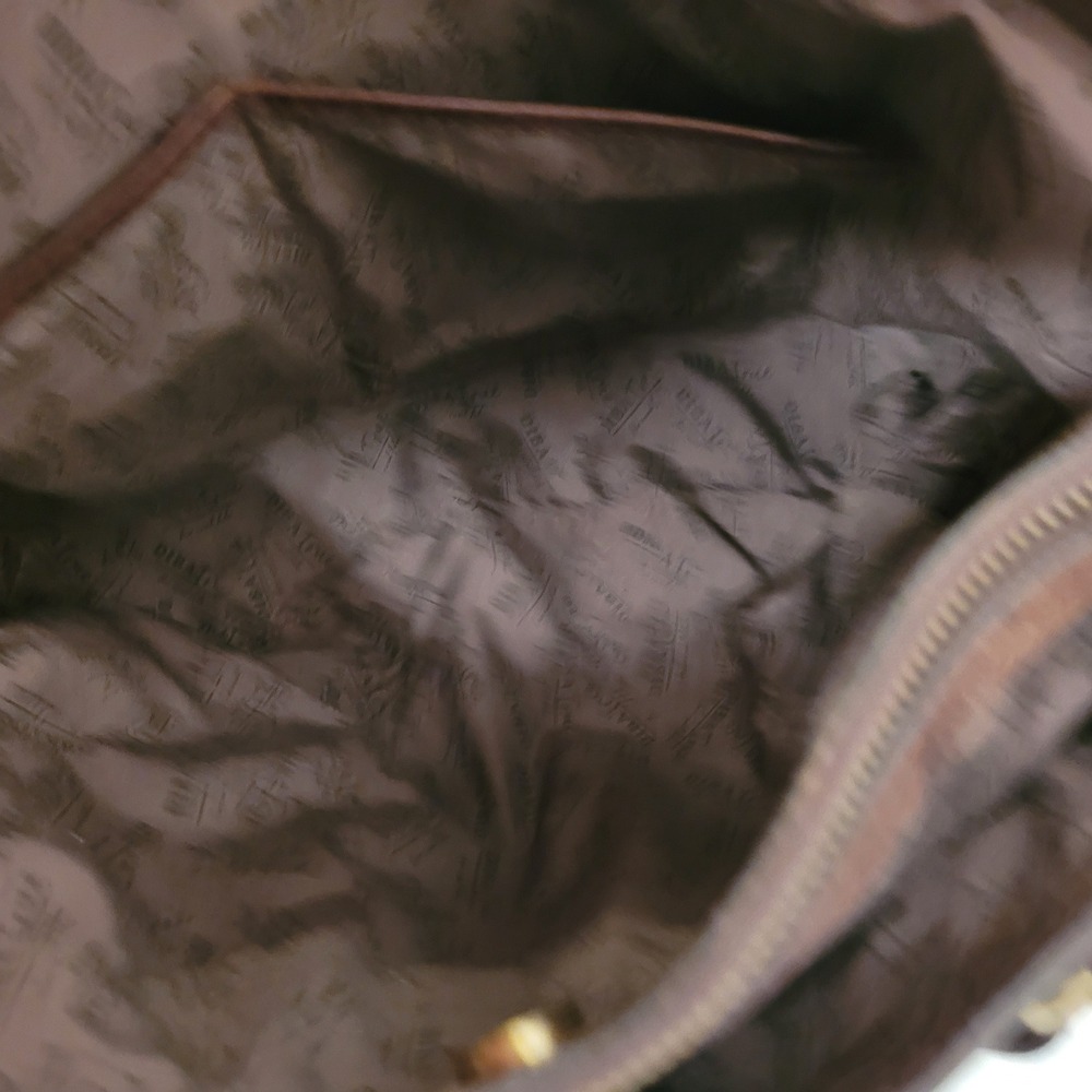 Diba True Floral Embossed Leather Large Shoulder Bag Brown Boho Tooled Tassel - Picture 16 of 16